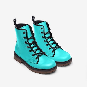 Sea Blue Boots Casual Leather Lightweight boots MT