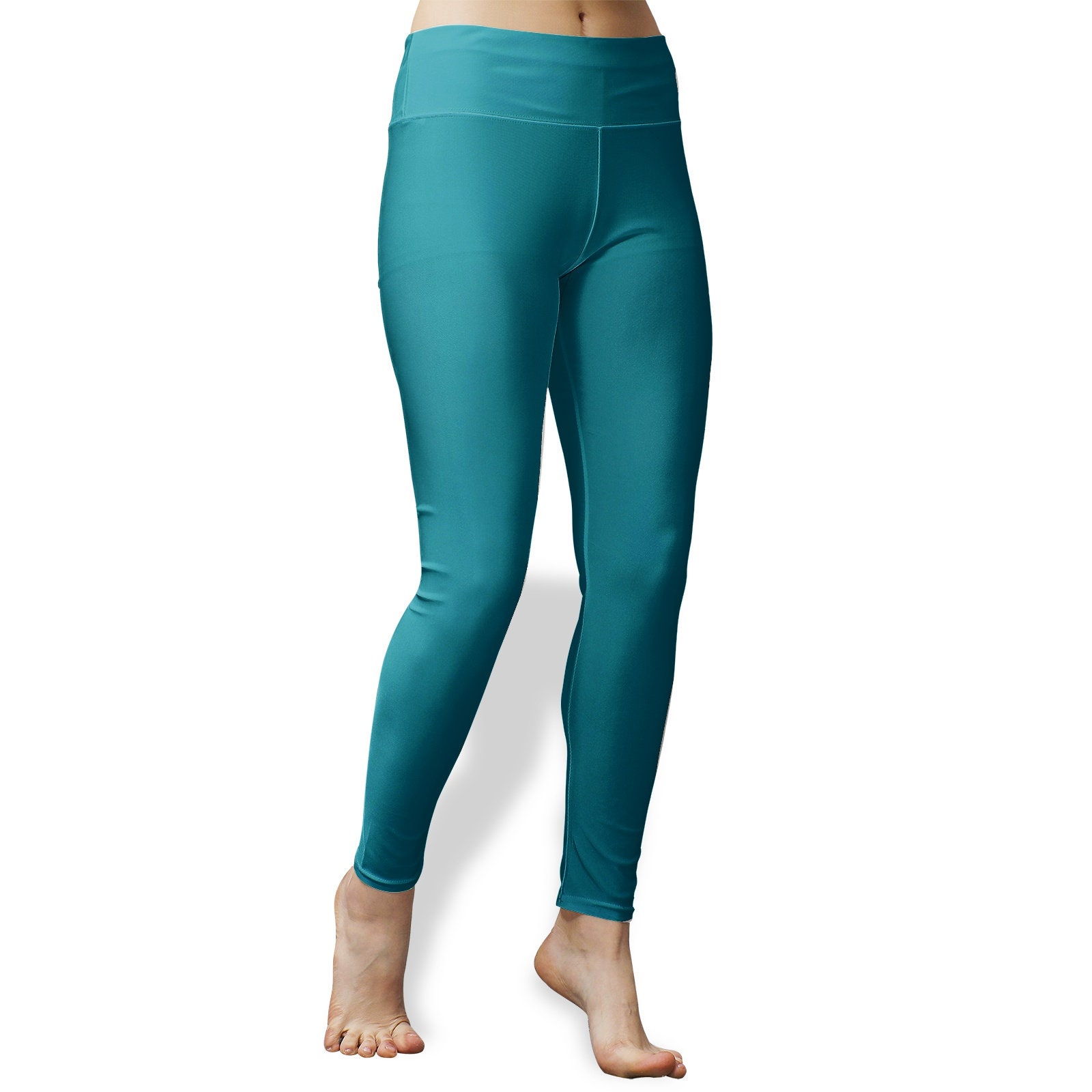 Aqua Dragon Yoga Leggings 