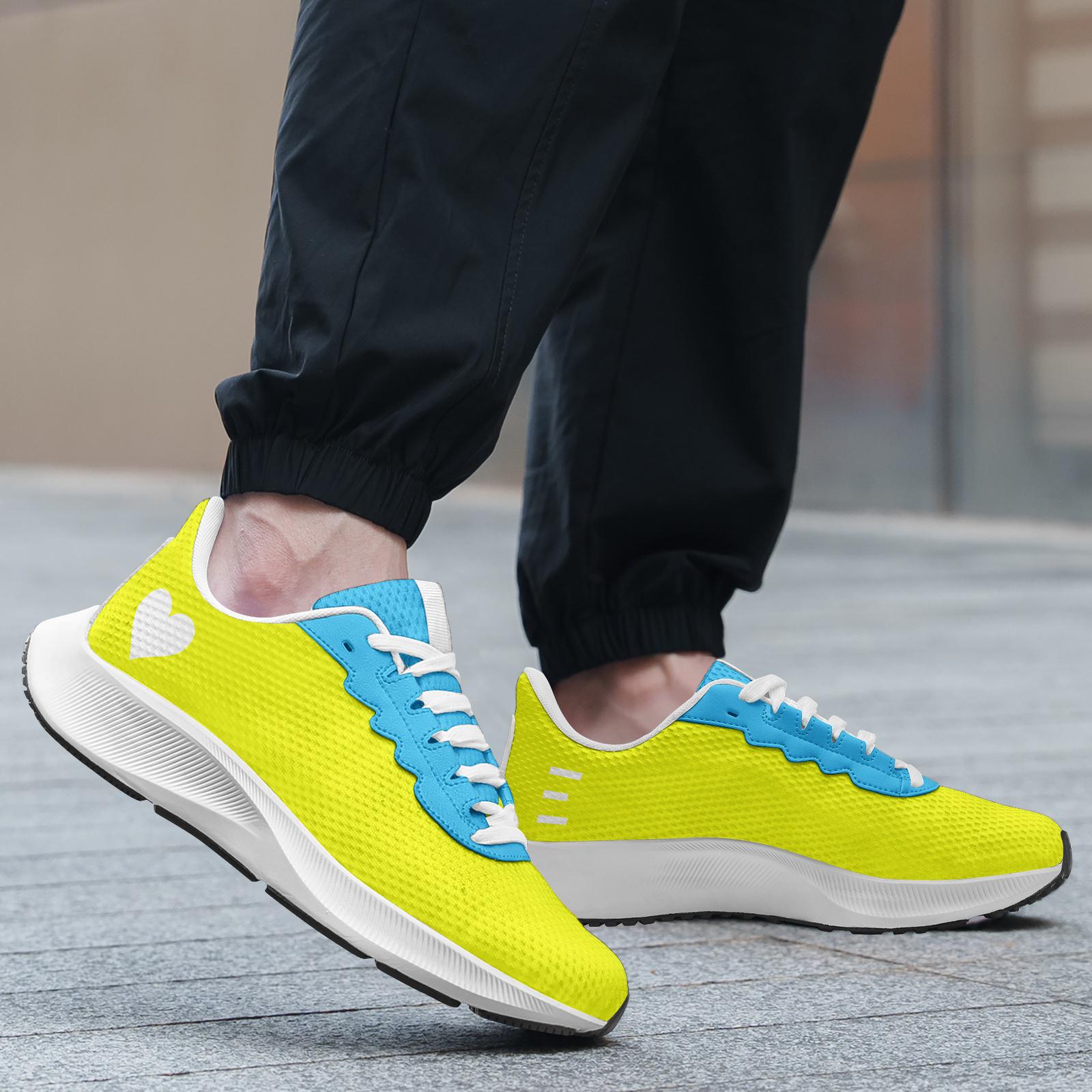 Zapatillas de running amarillas unisex