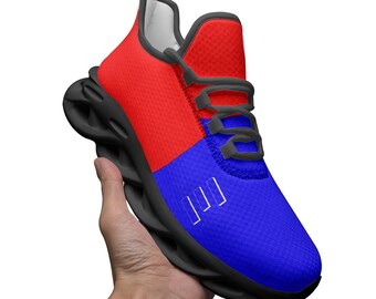 Red and Blue Athletic Sneakers Men main image 4