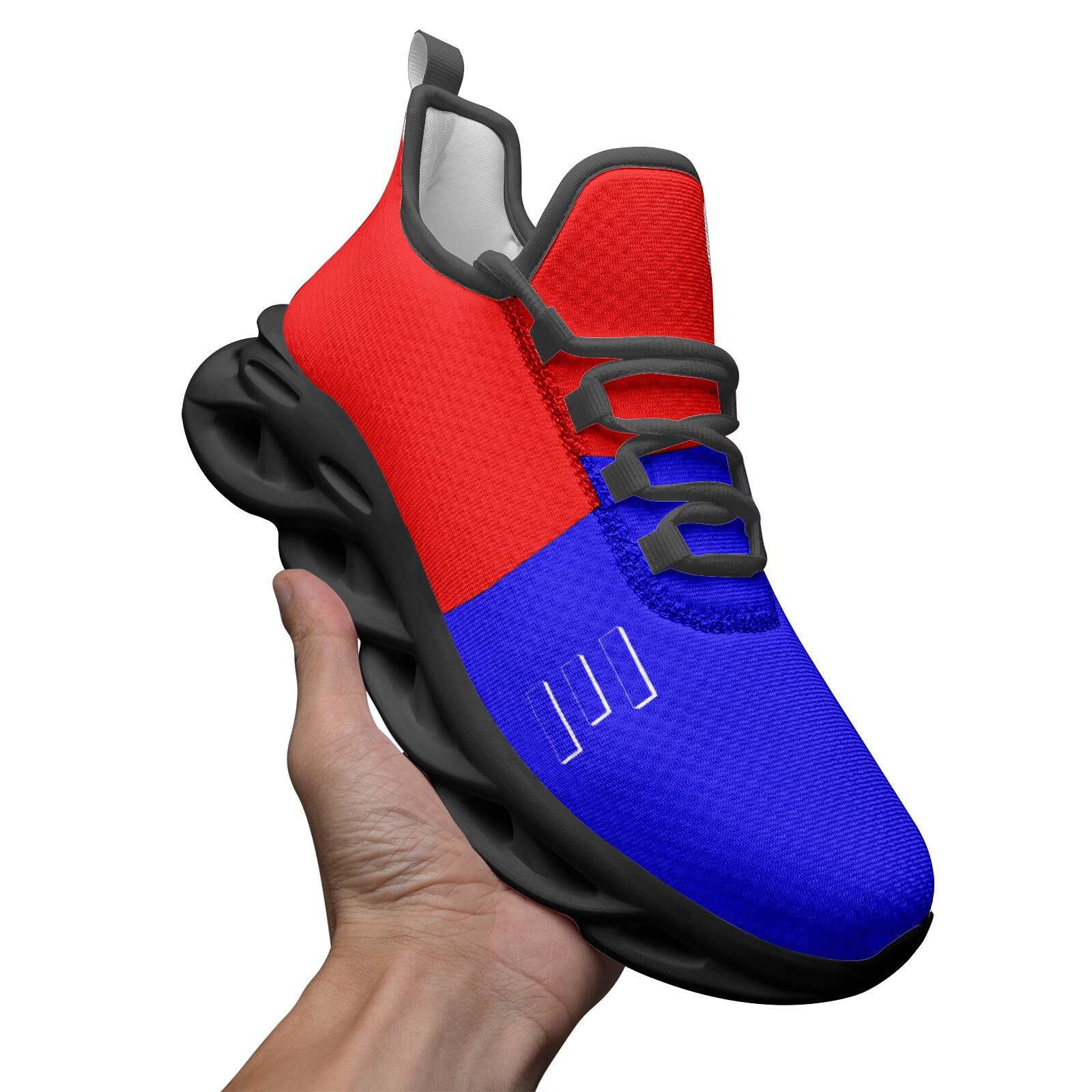On Running Athletic Shoes in Blue and Red Lace Up Men Size 11 On Cloud Men main image 2