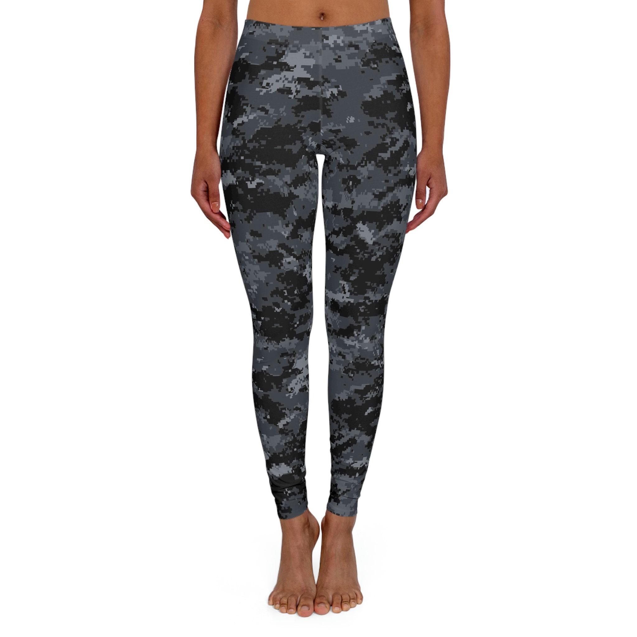 Women's Spandex Black Camo Leggings -  Canada