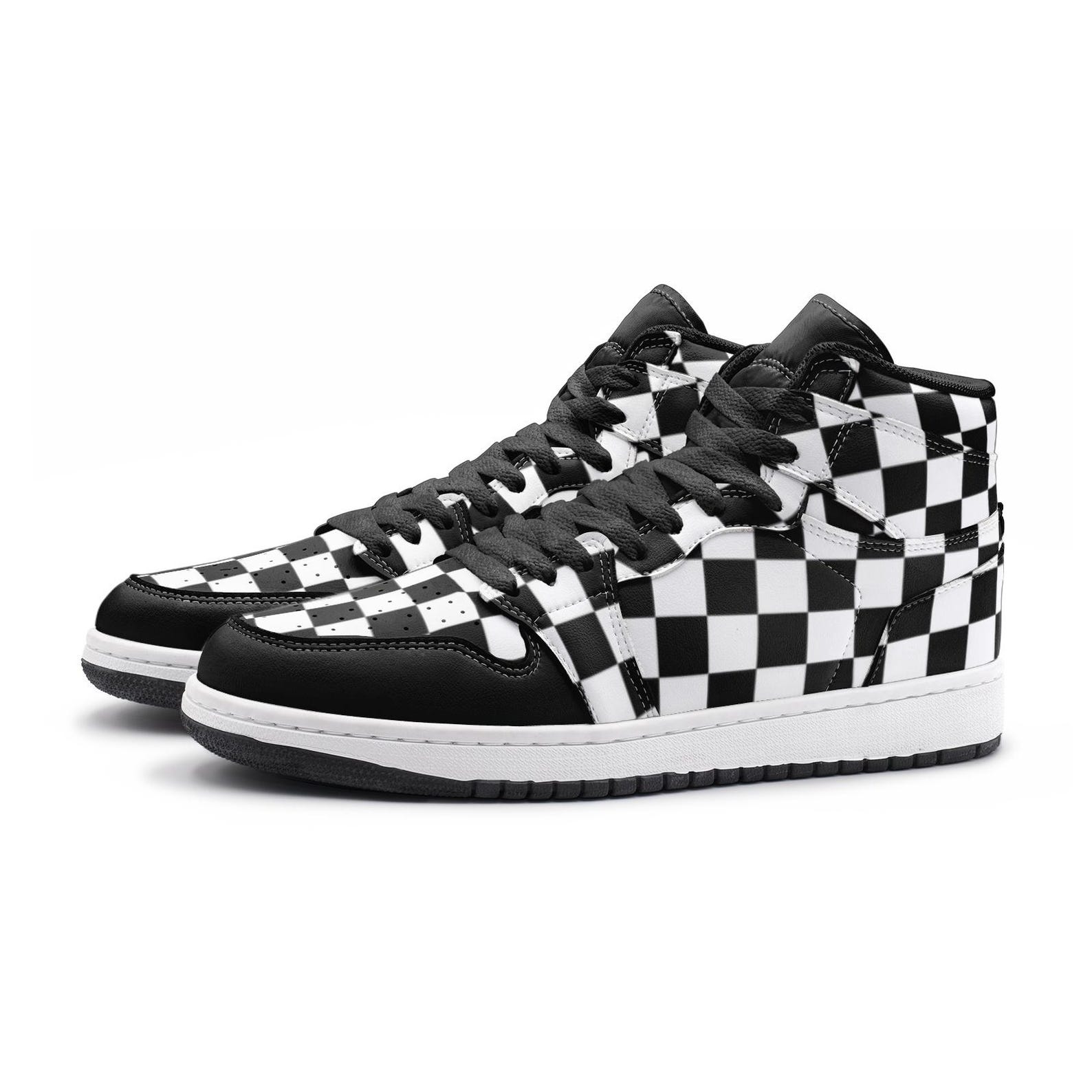 Black Multi-Stud High Top Sneakers main image 0