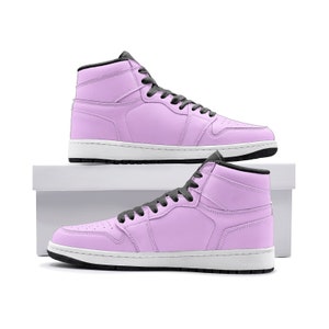 Pink Sneakers Unisex Sizes Mens and Ladies Pink High Tops