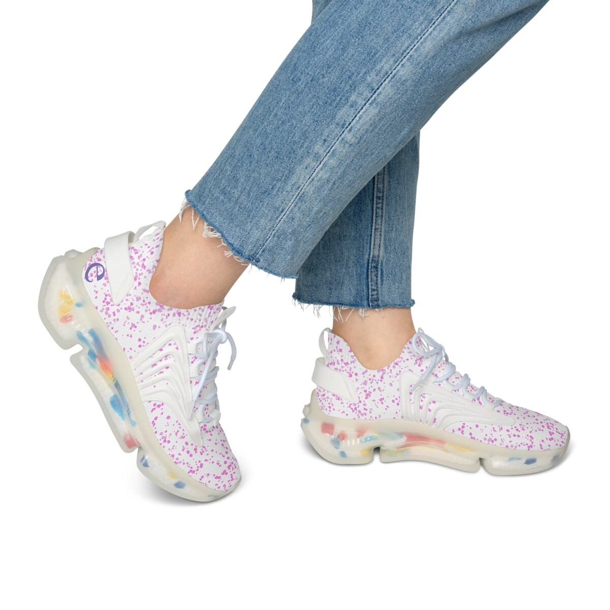 Pink shop ladies sneakers