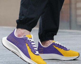 Purple and Gold Running Shoes Unisex Sizes - Etsy display picture 2