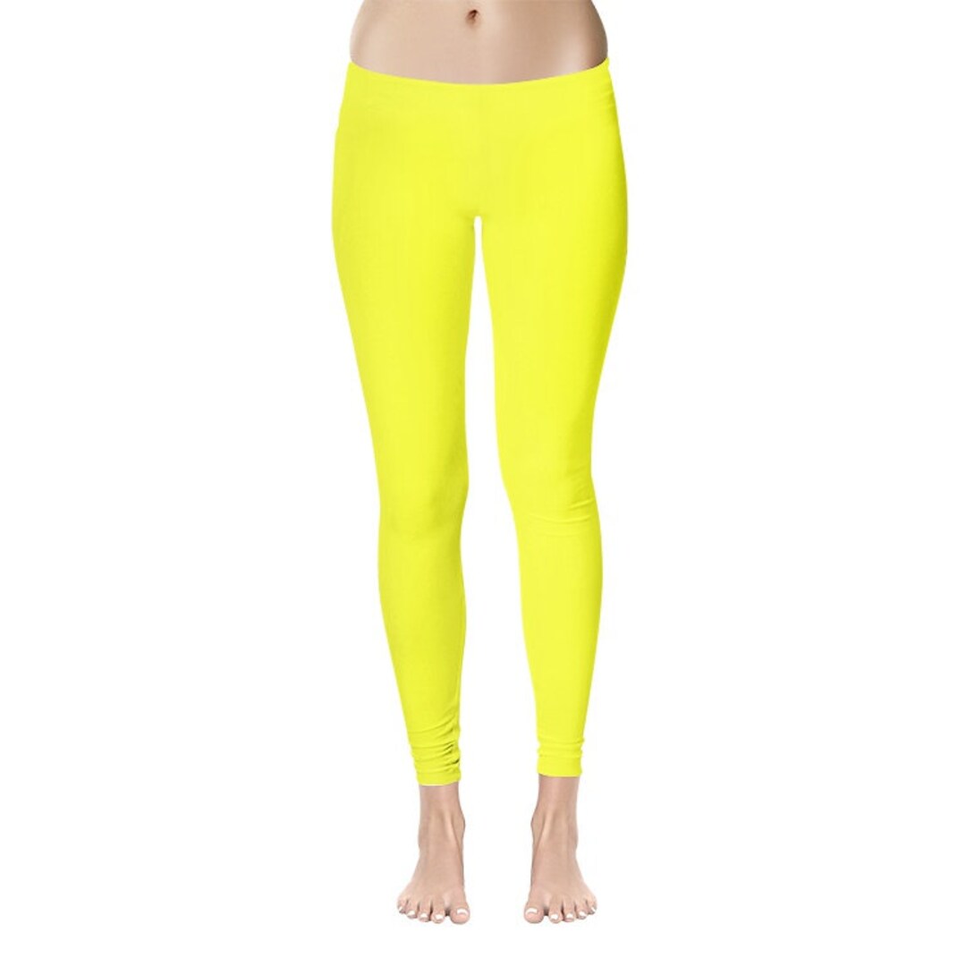 The Yasmine Yellow  Panel Leggings main image 0