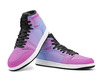 Paarse hoge sneaker uniseks sneaker TR