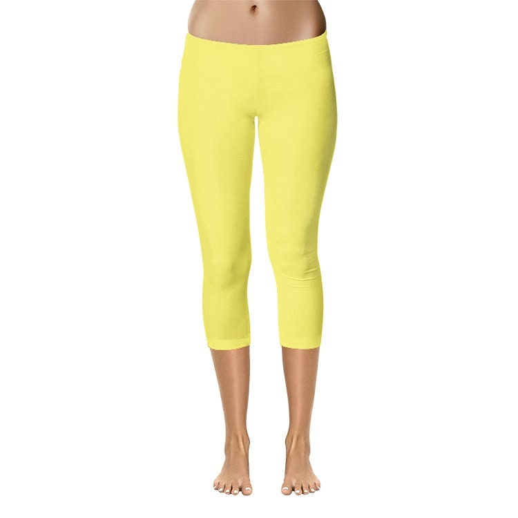 Buy Indian Flower Women Yellow Capri Leggings Online at Best Prices in  India - JioMart.