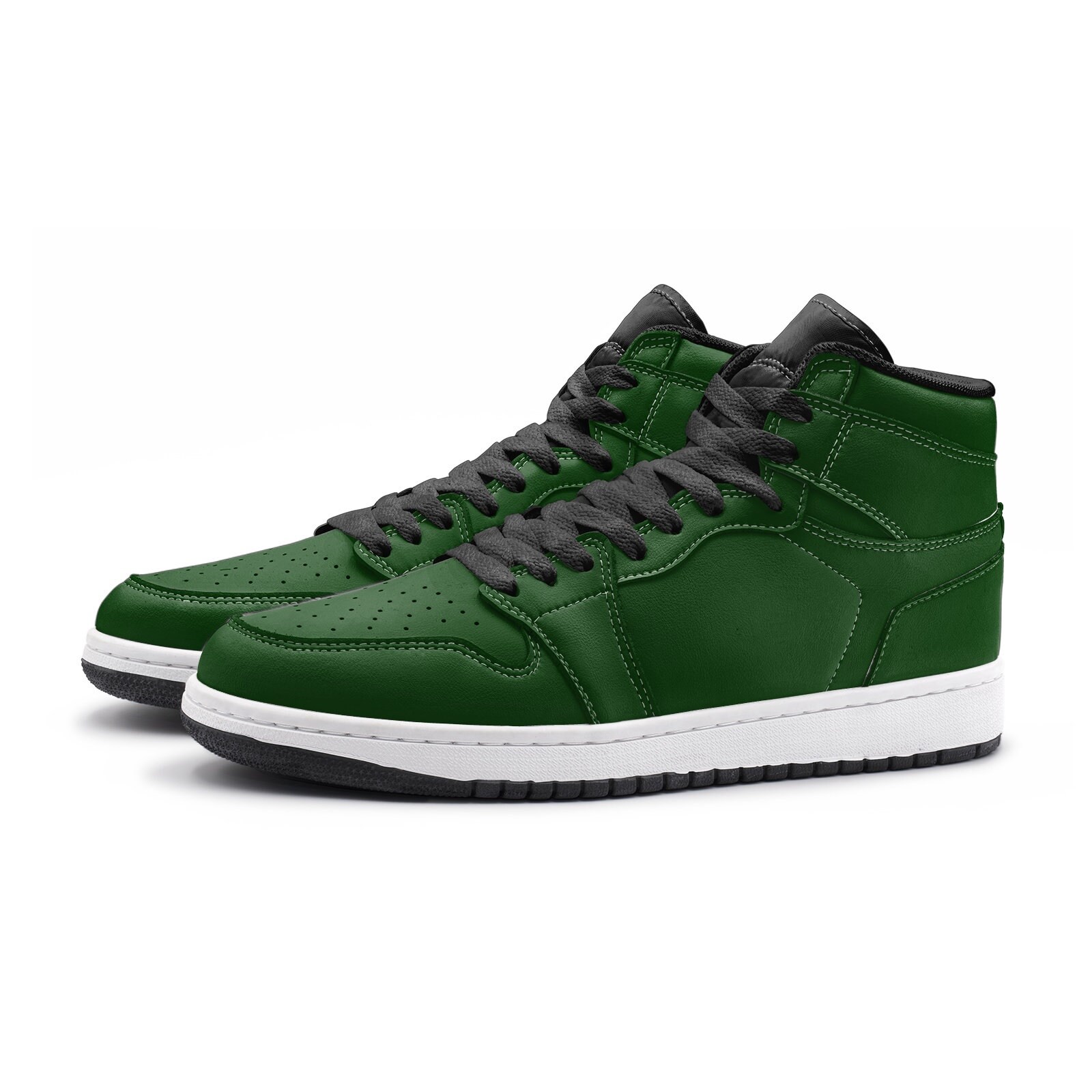 Eban Green High Top Sneakers Green