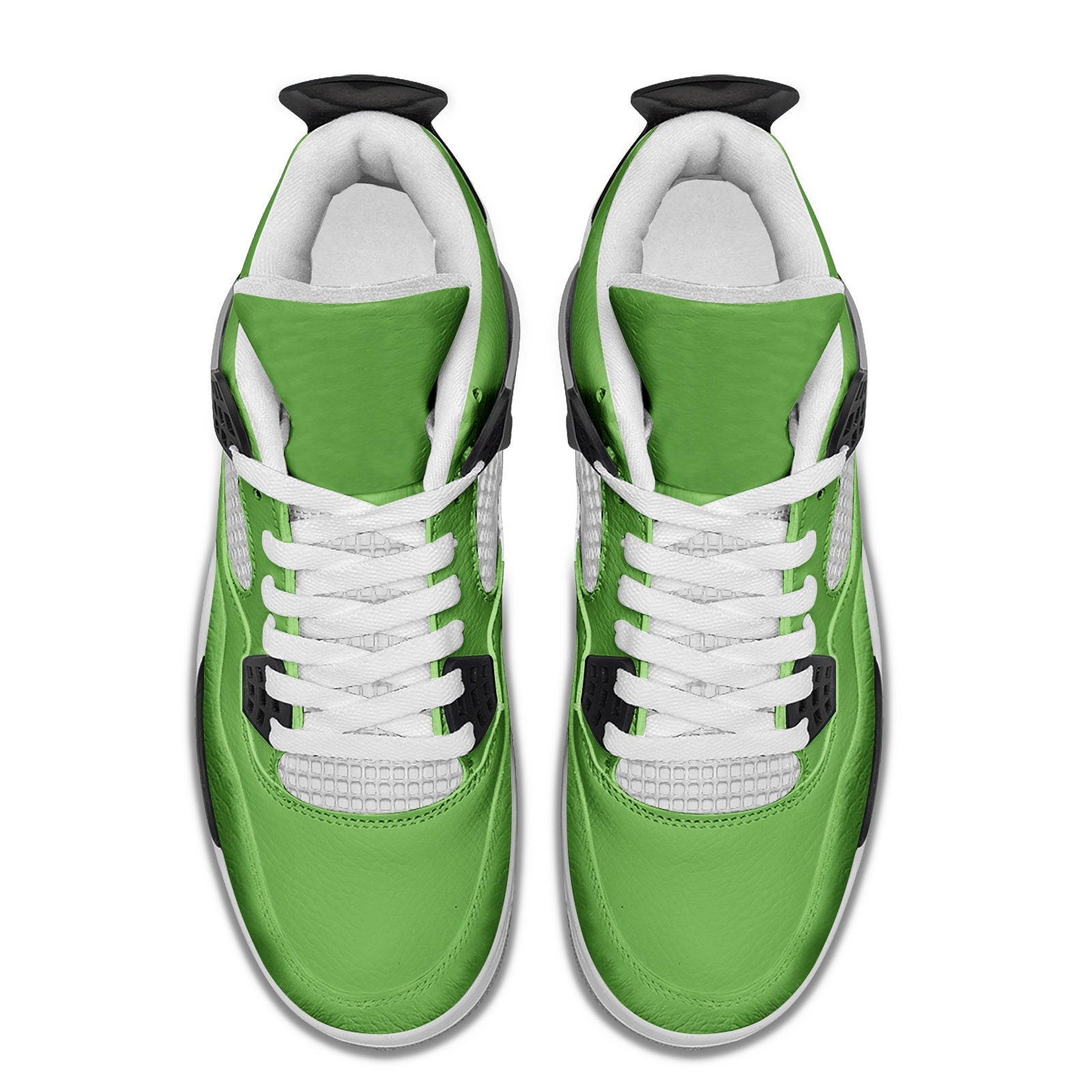 bright green sneakers