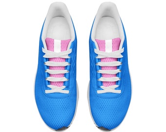 Chaussures de course bleues Chaussures de course Tech Performance unisexe en mesh