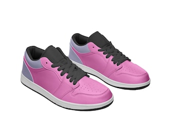 Rosa Sneakers Unisex Low Top Ledersneaker