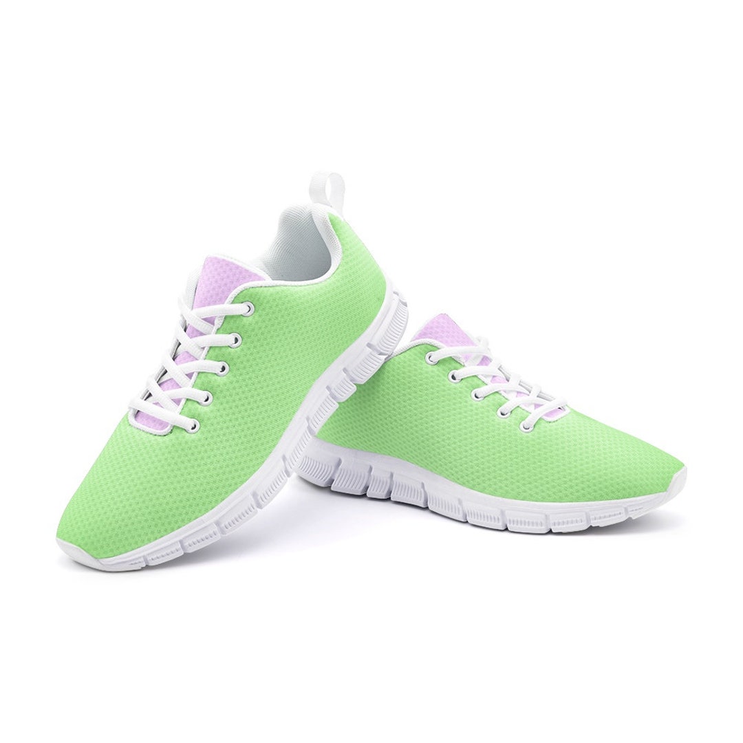 bright green sneakers