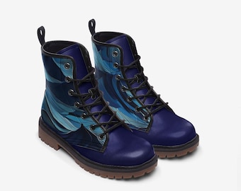 Blue Boots Casual Leather Lightweight boots MT