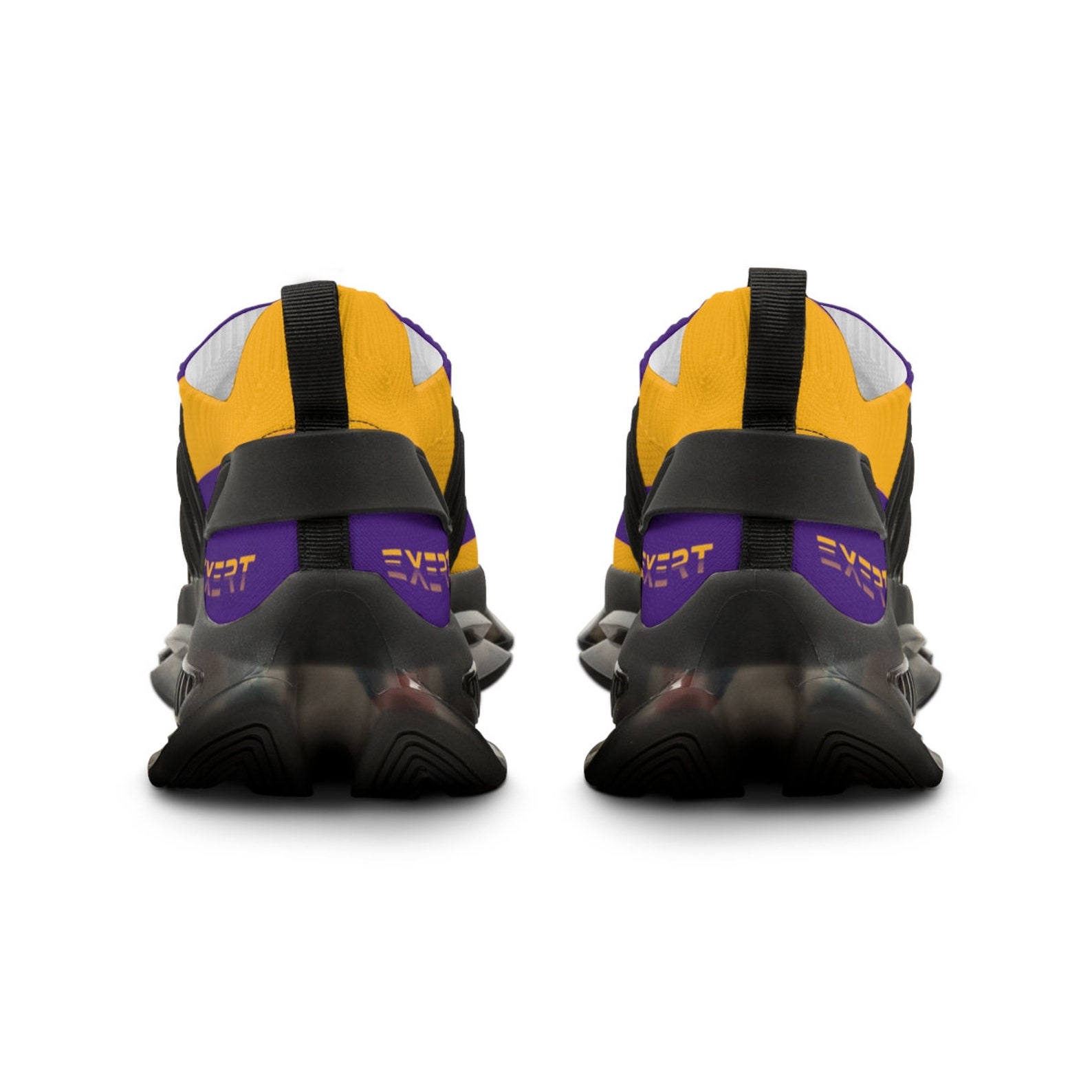 Mens Purple and Gold Sneakers Etsy