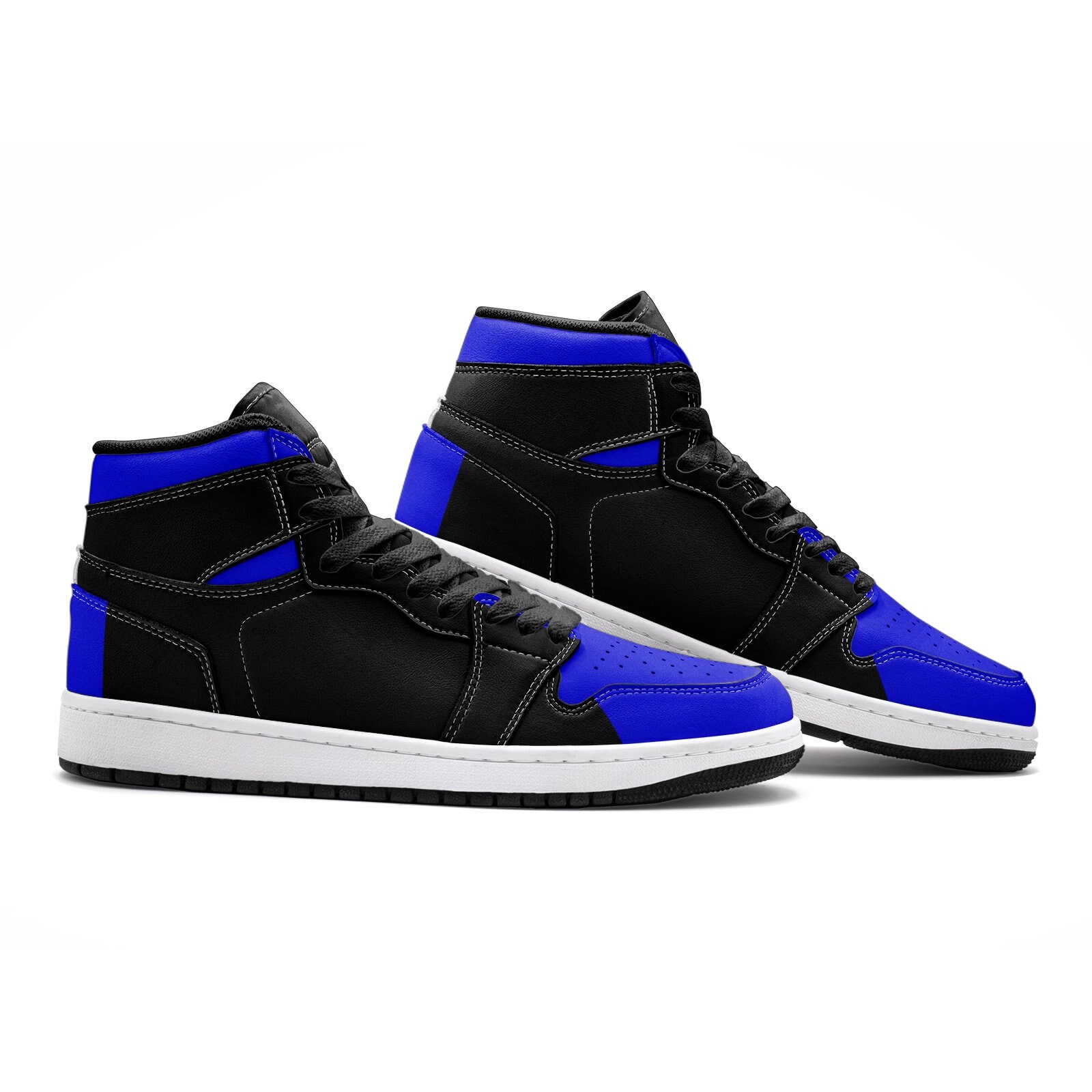 mens all black high top sneakers