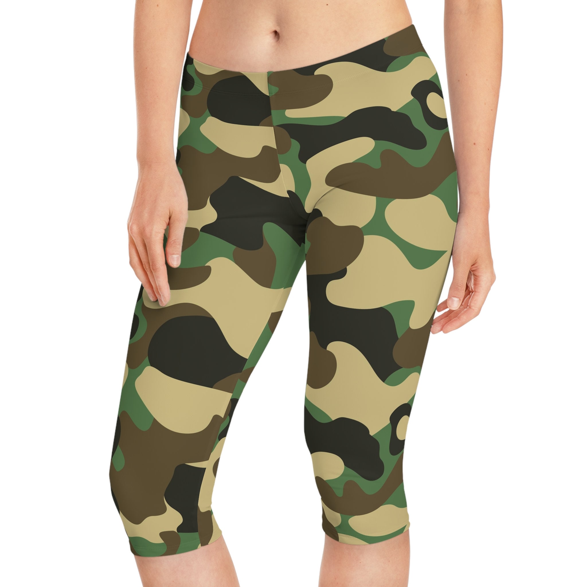 Women's Camo Capri Leggings 