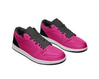 Zapatillas rosadas Zapatillas bajas unisex de cuero