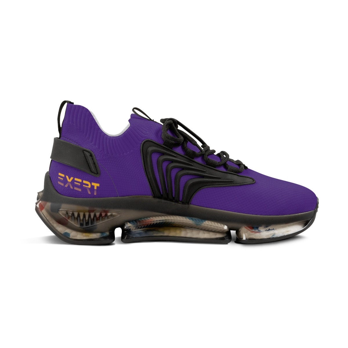 Purple and gold best sale shoes