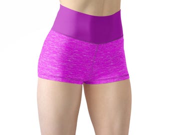 Women's Pink Yoga Shorts