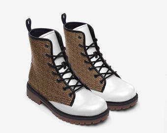 Botas casuales de cuero marrón ligeras MT