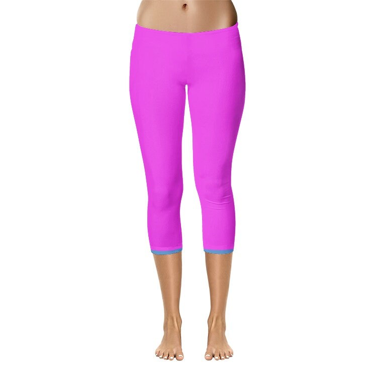Pink capri shop leggings ladies