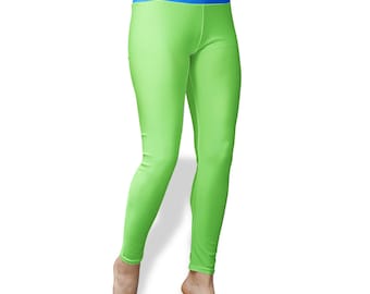 Green Leggings Women's High Waist Yoga Leggings