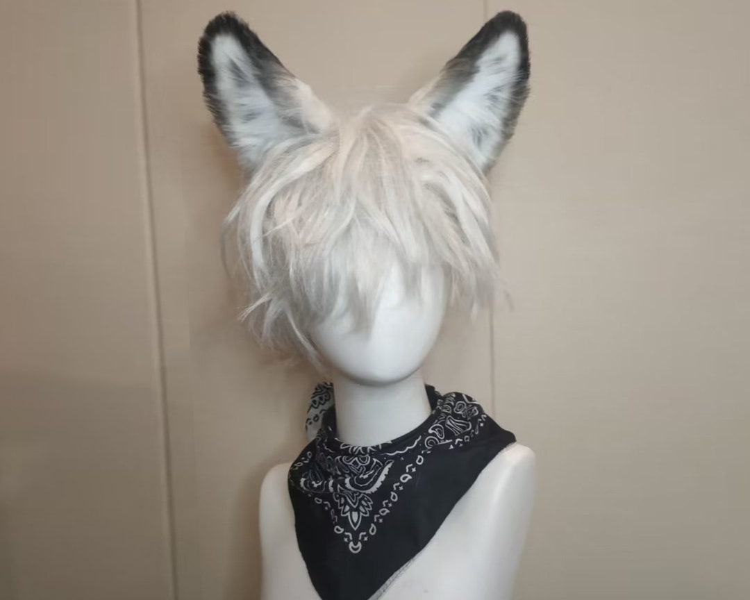 Gray Dog Earscute Luxury Realistic Dog Ears Etsy