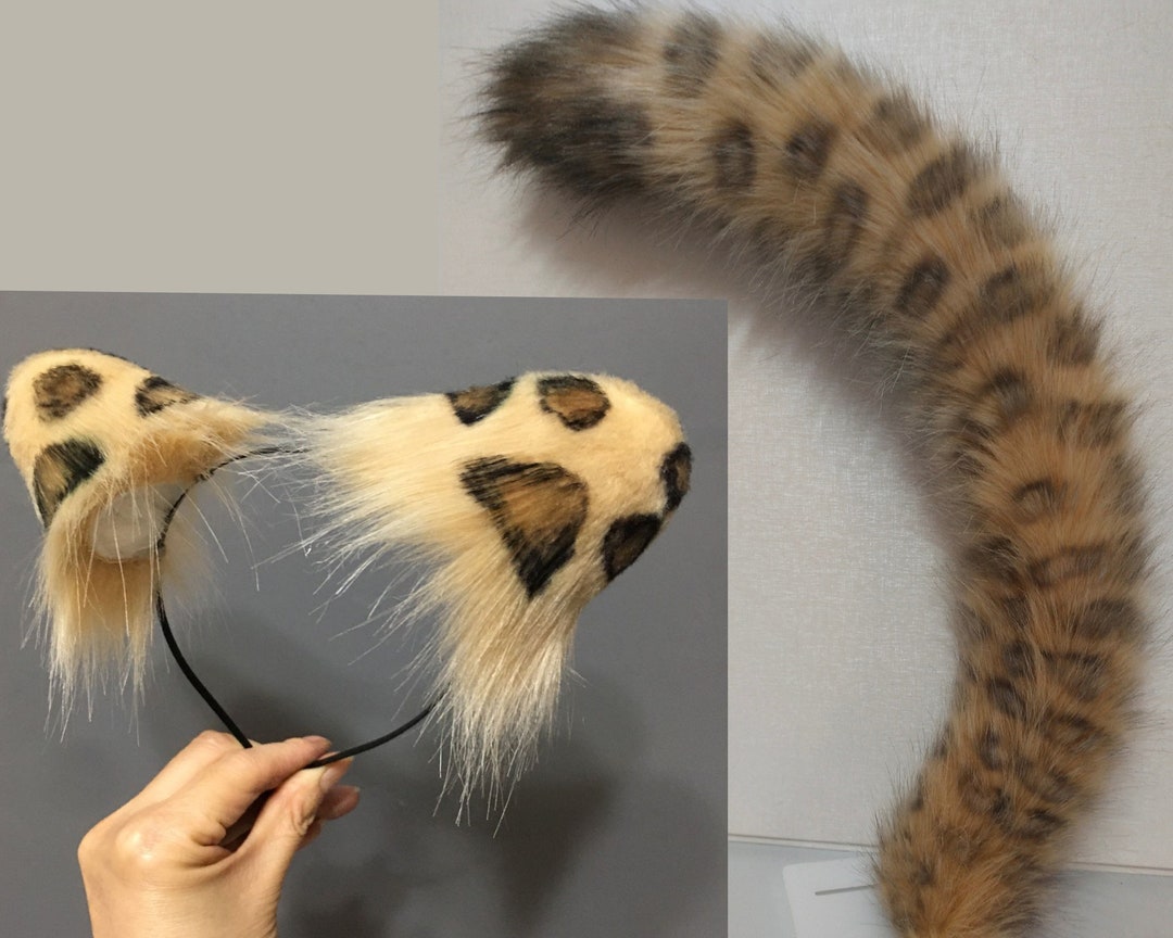 Adult Leopard Tail & Ears Set