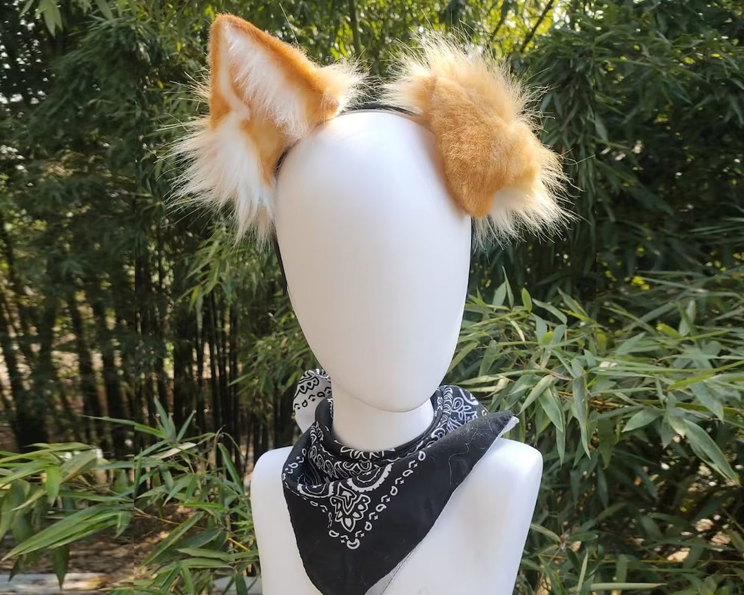Dog Ears Costume
 Brown Dog Earcute Luxury Realistic Dog Ears Headband halloween Animal