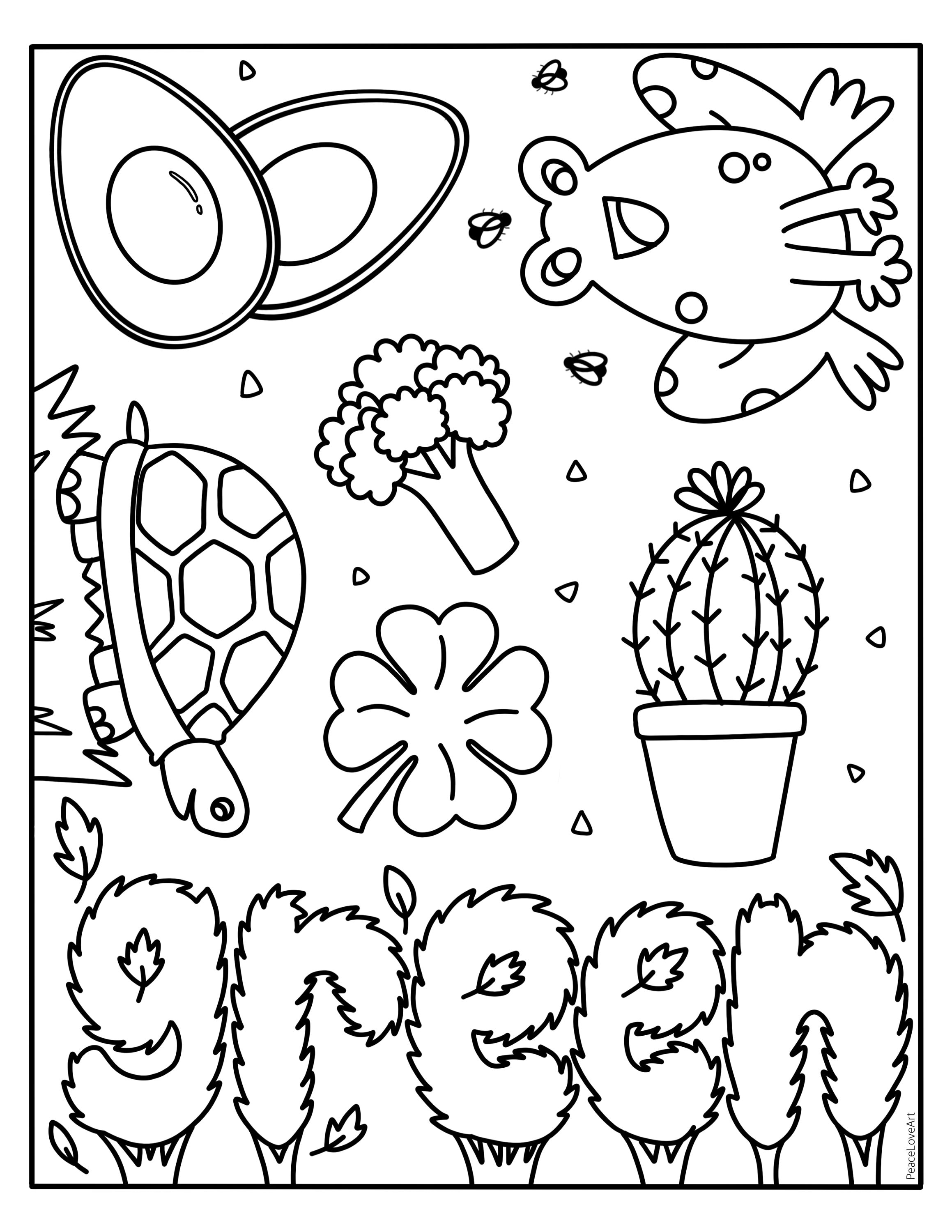 Little things coloring page coloring pages
