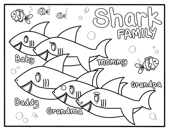 4300 Collections Baby Shark Coloring Pages Super Simple  HD