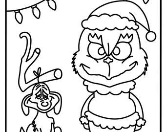 1040  Cartoon Grinch Coloring Pages  Latest