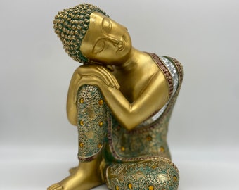 Sleeping Golden Buddha Statue, Buddha Statue, Buddha Sleeping, Golden Buddha, Buddha God, Buddhism Statue Mother Day Gift