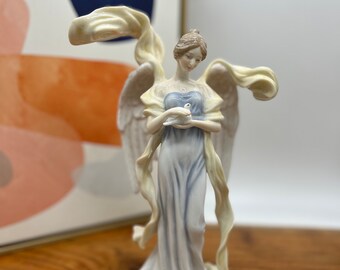 Angel Statue, Angel holding Dove Statue, Porcelain Statue,  Angel holding dove,  Angel Gifts to Mother,  Angel Gift her Giftboxgo Gifts