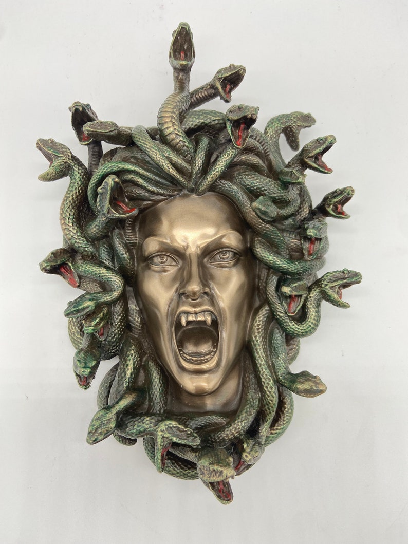 Medusa Wall Statue Head of Medusa Medusa Sculpture Greek Etsy Australia
