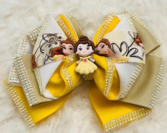Beauty and the Beast Hair Clip for Little Girls