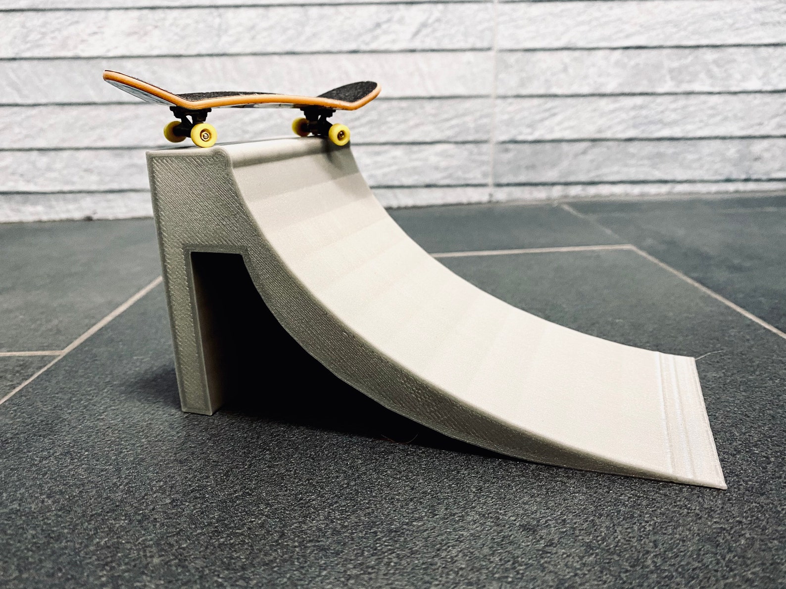 Fingerboard Skateboard Large Quarter Pipe RadRadicals Etsy
