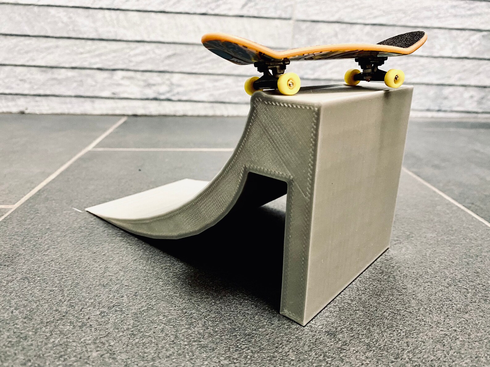 Fingerboard Skateboard Large Quarter Pipe RadRadicals Etsy