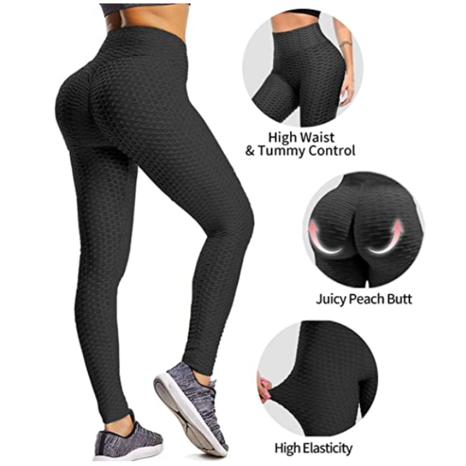 Famous TikTok Leggings Yoga Pants for Women High Waist Tummy Etsy