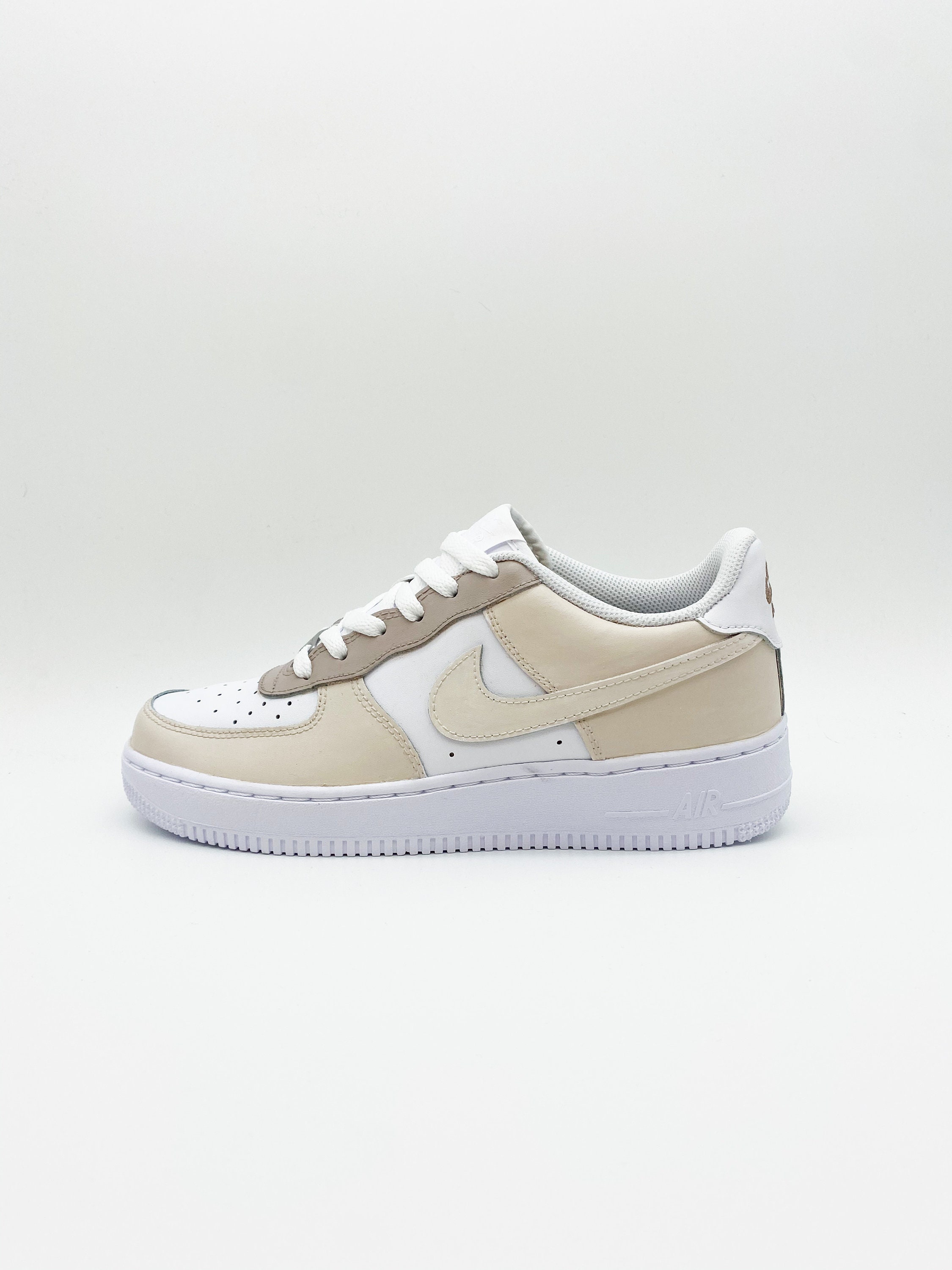 Custom Nike Air Force 1 Cappuccino | Etsy