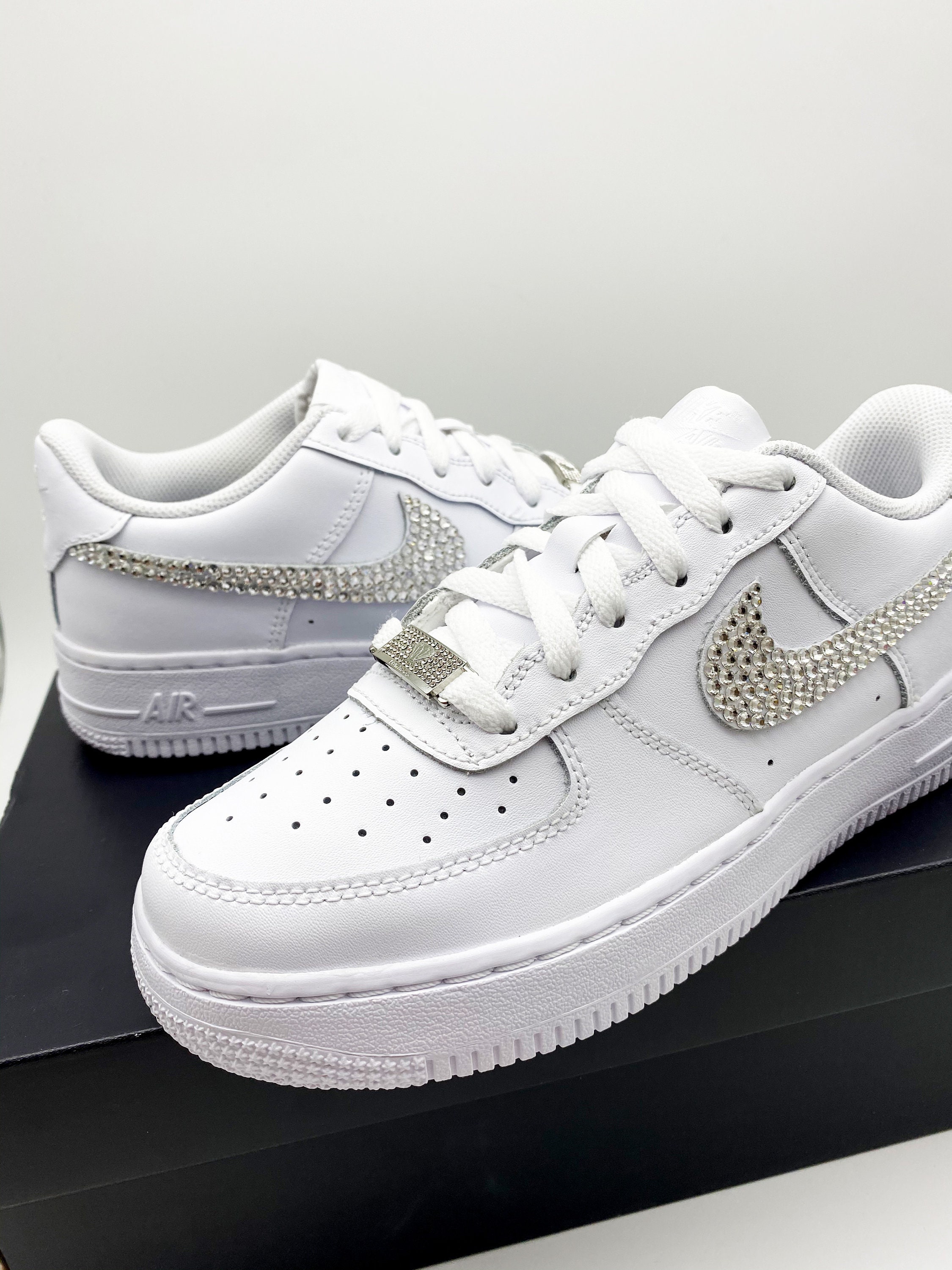 air force 1 glitter swoosh