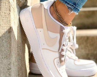 Nike Air Force 1 Beige - Etsy
