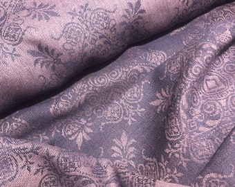 NEW - Sold by the metre - Linen fabric ECO (72 linen, 28 Baumw.) - 280 cm wide, purple