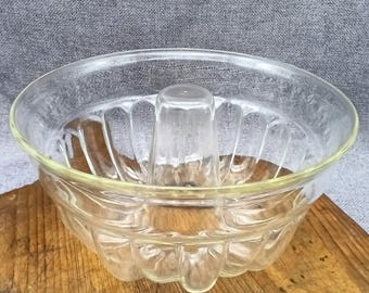 GUGLHUPFFORM Backform Kuchenform aus Glas Vintage