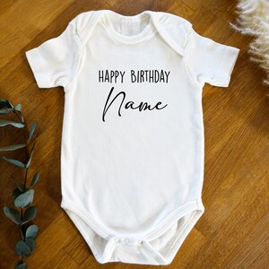 Baby Body - Happy Birthday - personalisiert
