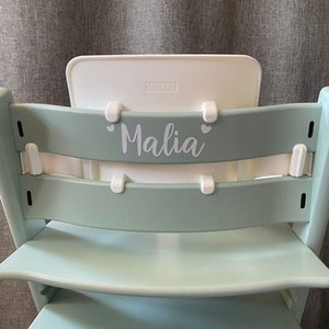 Sticker for Tripp Trapp, sticker high chair "Heart", personalized sticker