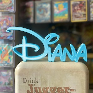 Personalized Custom DISNEY style Nameplate Sign decoration / 3D printed nameplate ! Disney fan Gift | FREE SHIPPING