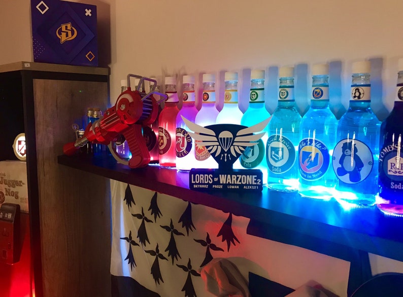 Call Of Duty Zombie Bouteilles Atouts Perks Sodas Cod - Etsy France